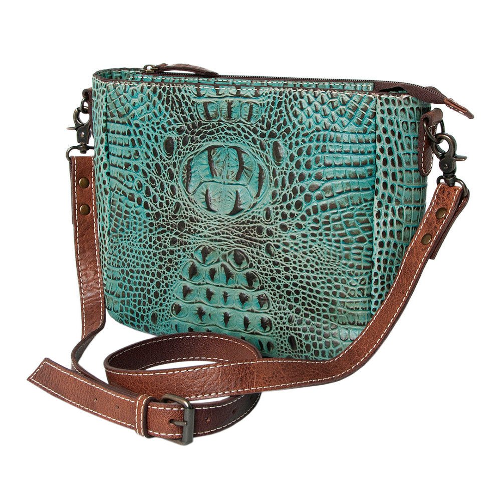 American Darling Crocodile Embossed Genuine Leather