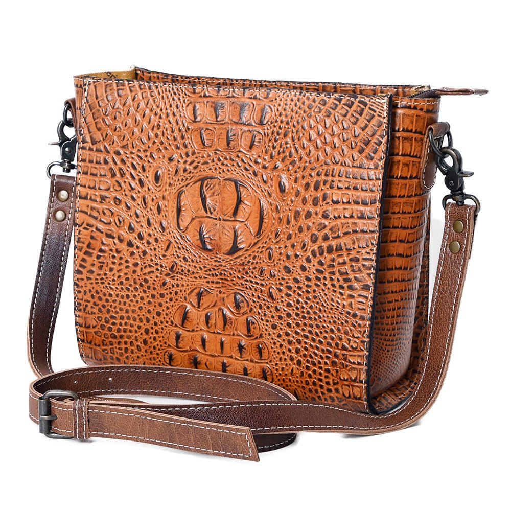 American Darling Crocodile Embossed Genuine Leather
