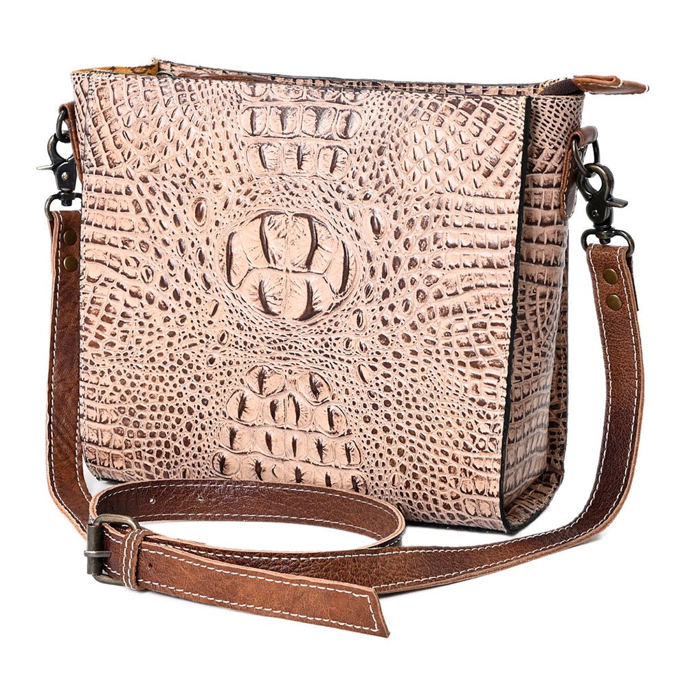 American Darling Crocodile Embossed Genuine Leather