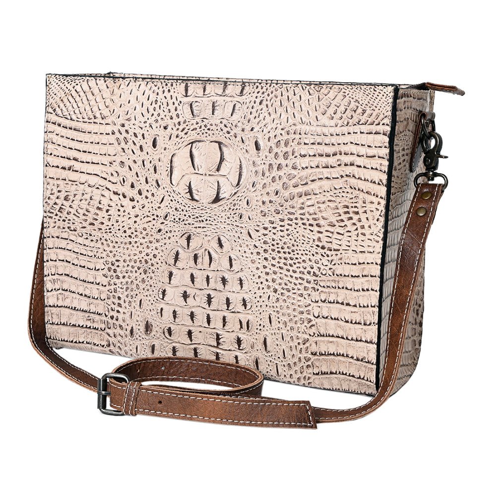 American Darling Crocodile Embossed Genuine Leather