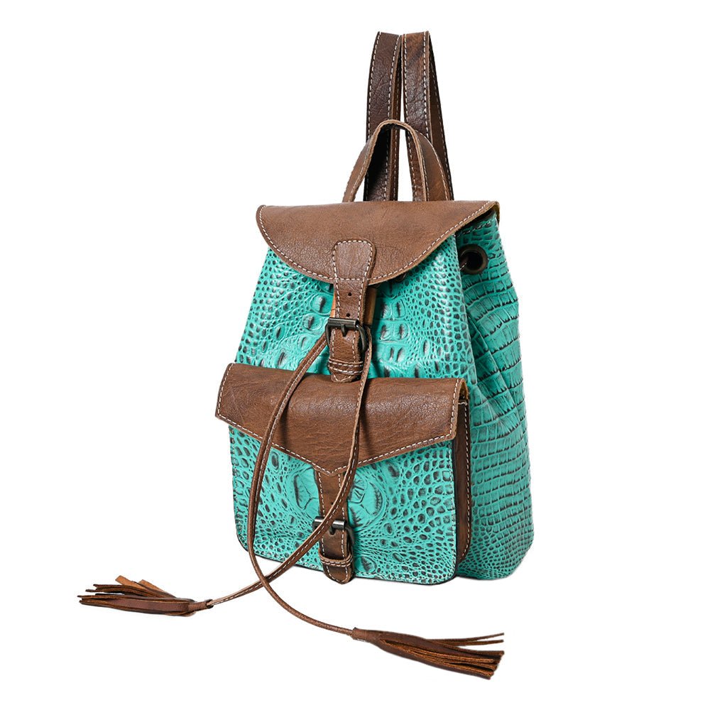 American Darling Crocodile Embossed Genuine Leather