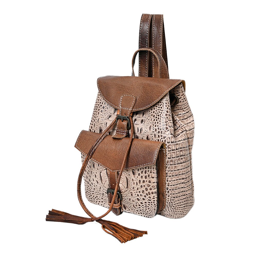 American Darling Crocodile Embossed Genuine Leather