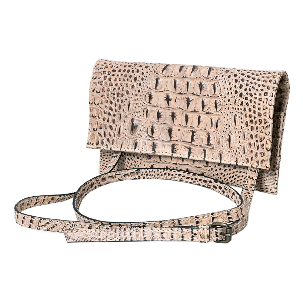 American Darling Crocodile Embossed Genuine Leather