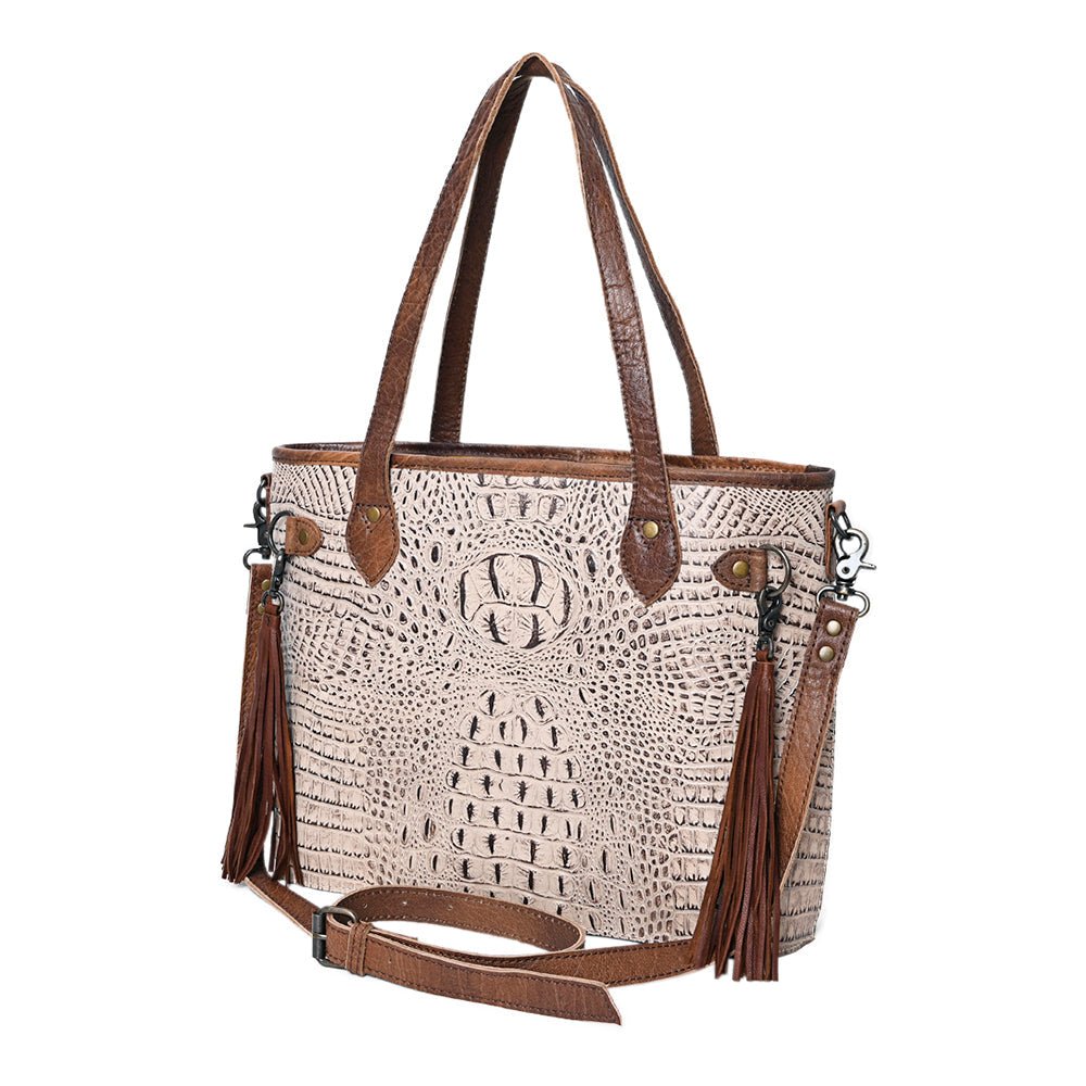 American Darling Crocodile Embossed Genuine Leather