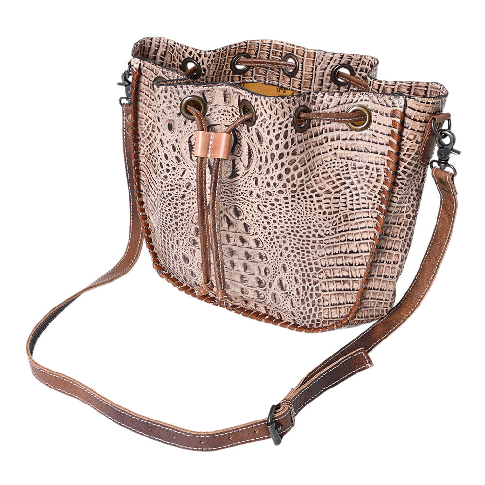 American Darling Crocodile Embossed Genuine Leather