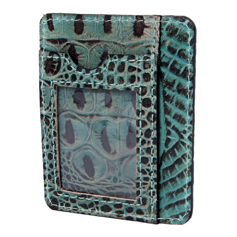 American Darling Crocodile Embossed Genuine Leather