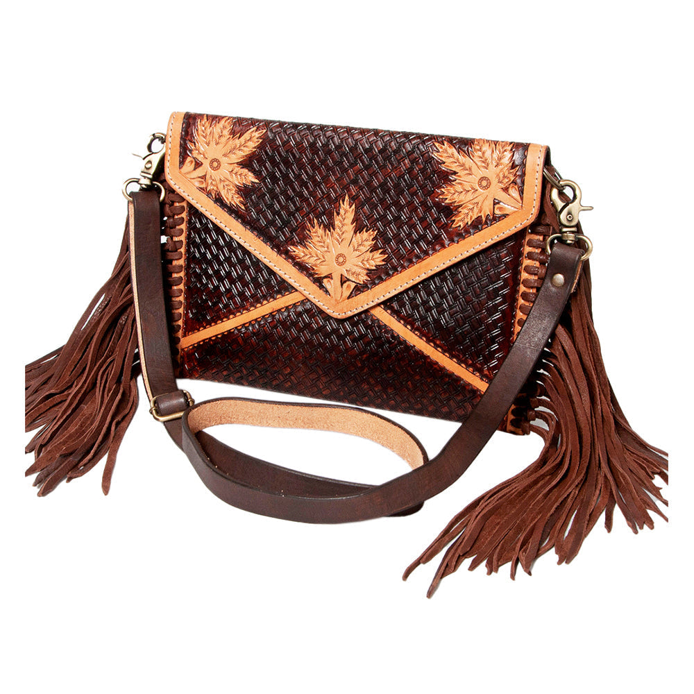 American Darling Envelope Hand Tooled Genuine Leather