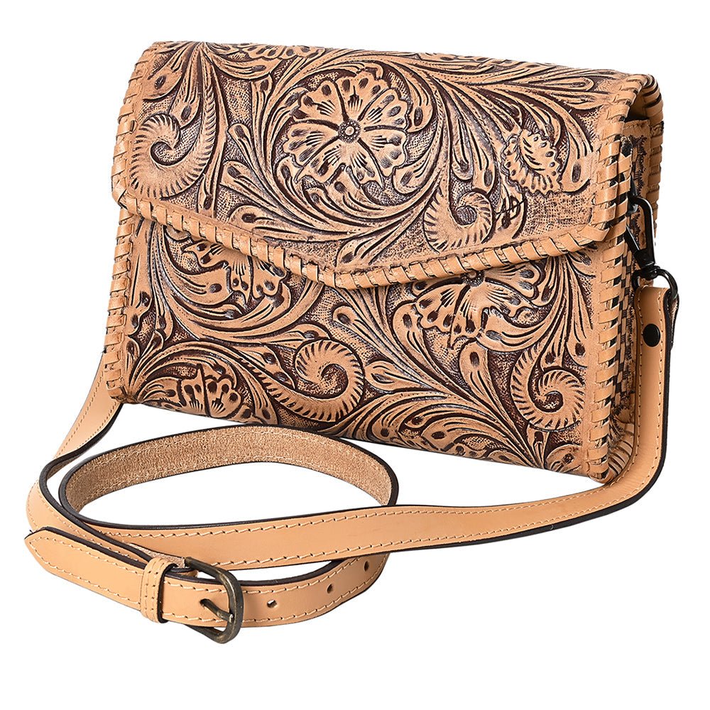 American Darling Hand Tooled Genuine Leather