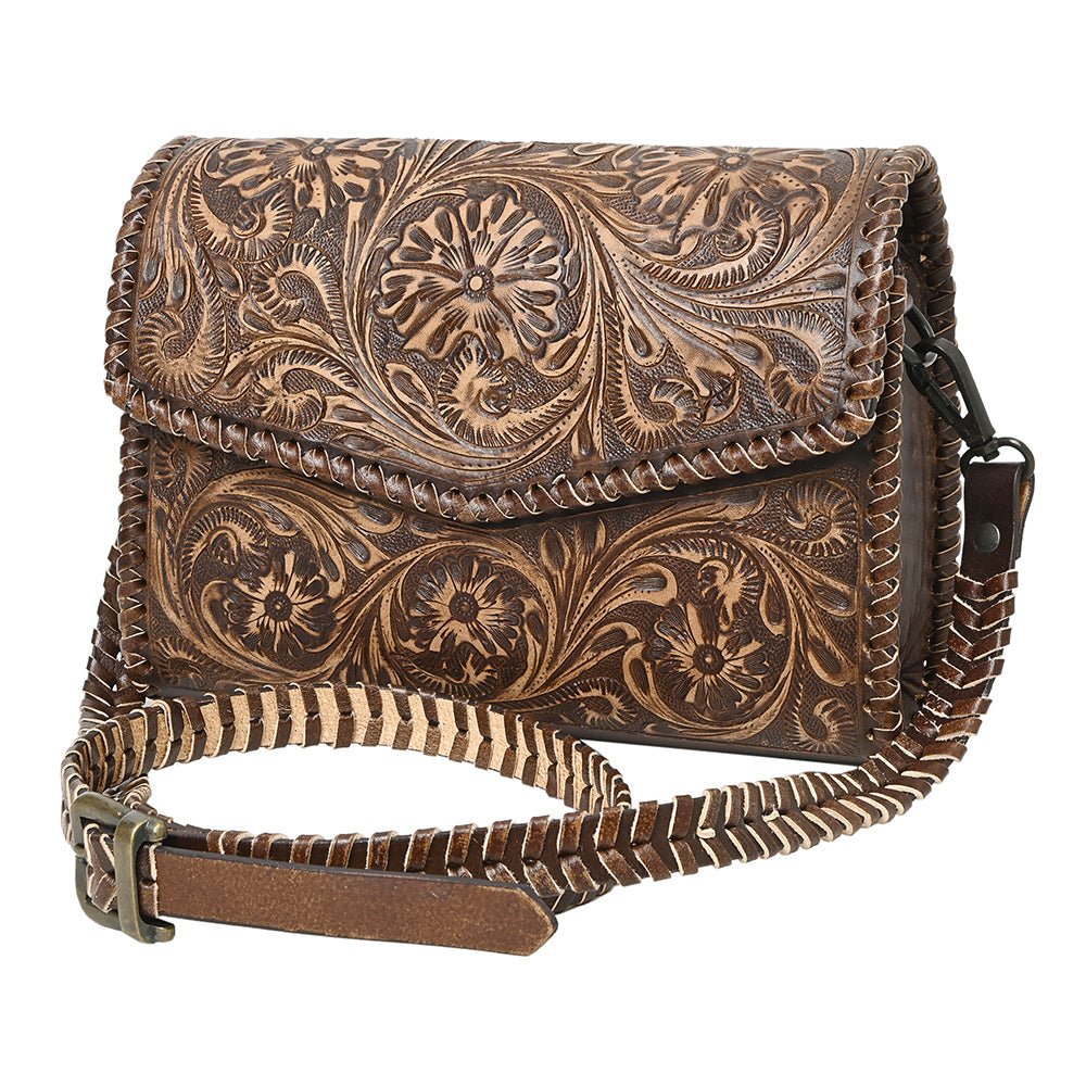 American Darling Hand Tooled Genuine Leather
