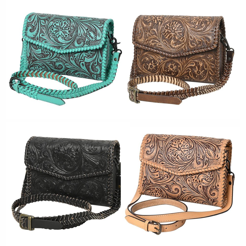American Darling Hand Tooled Genuine Leather
