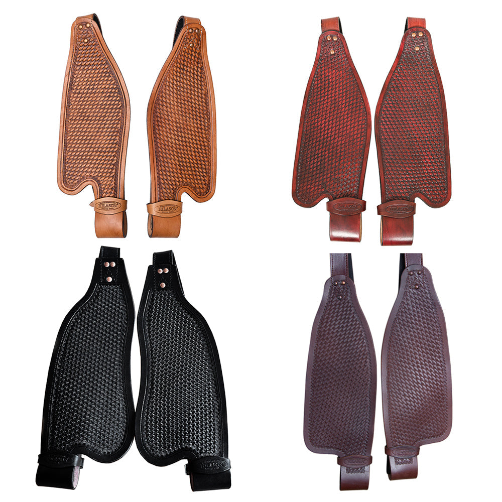 Hilason Hand Tool Leather Saddle Replacement Fender Pair Hobble Strap