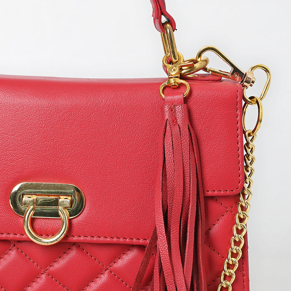 Never Mind Western Cross Body Genuine Leather Handbag Purse Wallet Bag For Women Girls
