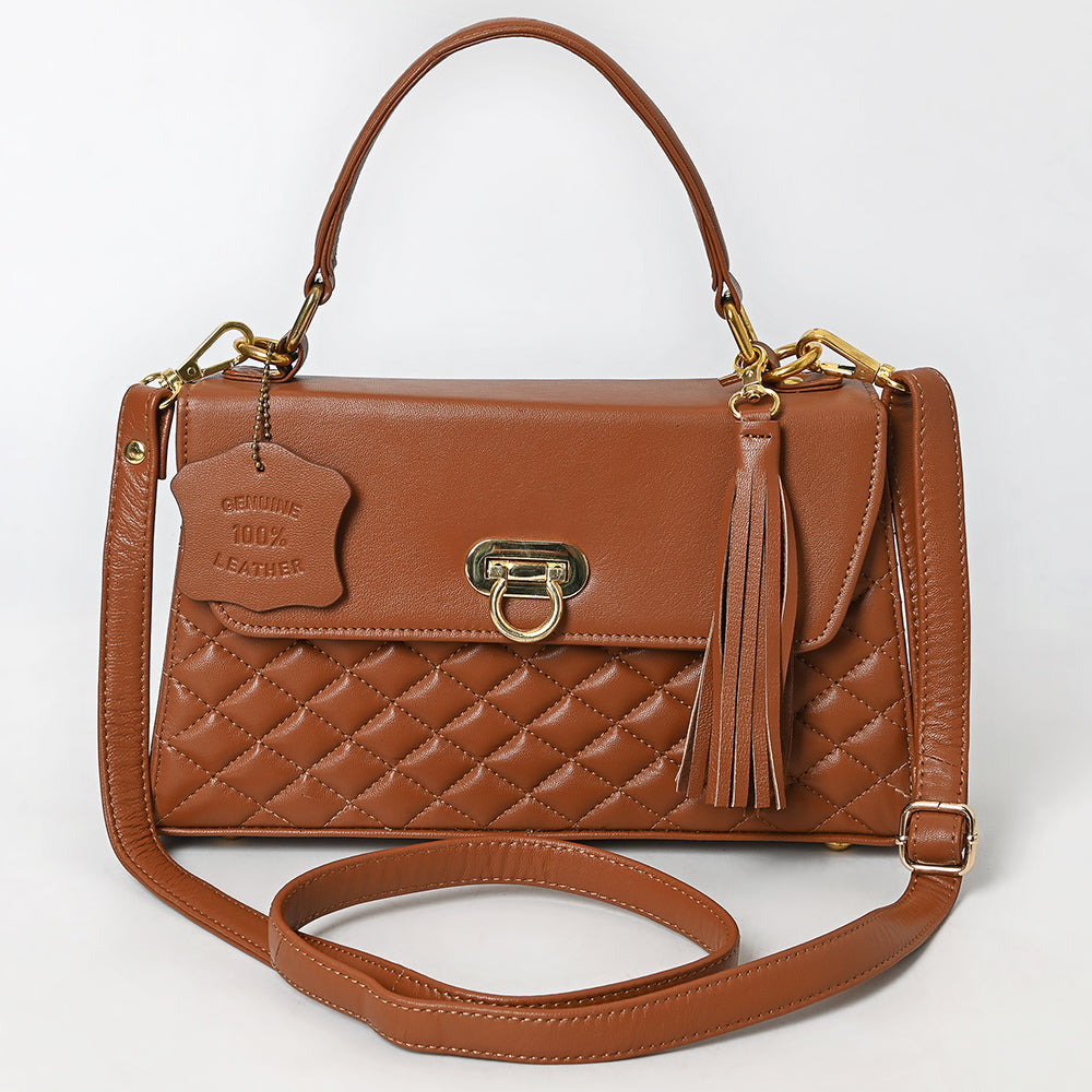 Never Mind Western Cross Body Genuine Leather Handbag Purse Wallet Bag For Women Girls