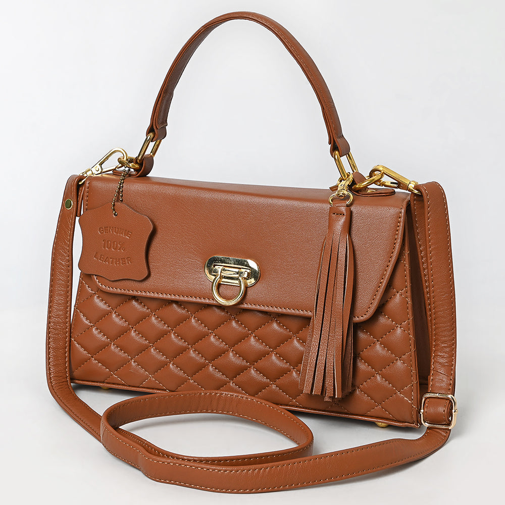 Never Mind Western Cross Body Genuine Leather Handbag Purse Wallet Bag For Women Girls