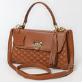 Never Mind Western Cross Body Genuine Leather Handbag Purse Wallet Bag For Women Girls