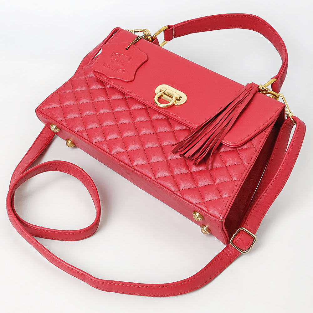 Never Mind Western Cross Body Genuine Leather Handbag Purse Wallet Bag For Women Girls
