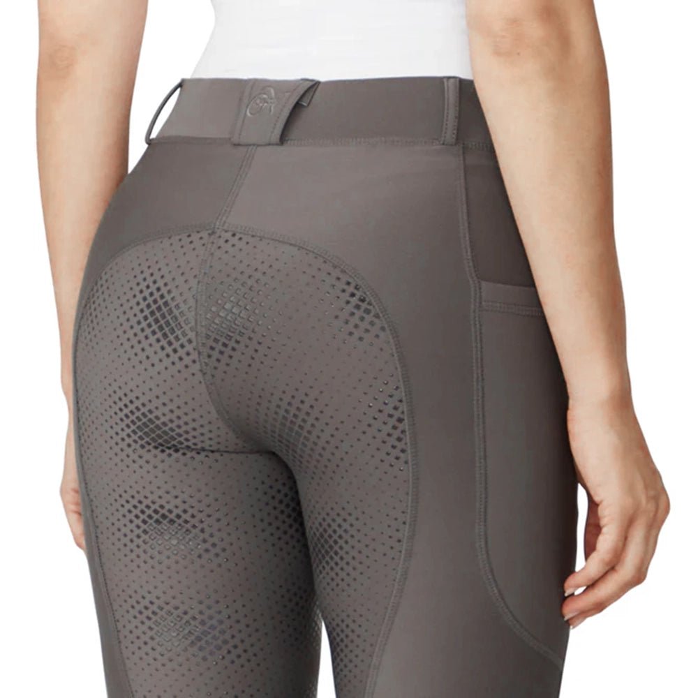28 In OVATION American stylish Women's Equinox Full Seat Tight - Steel Grey