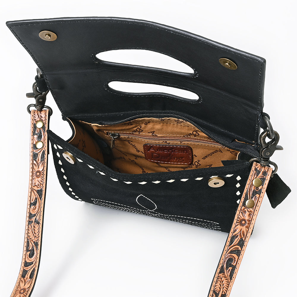 American Darling Large Genuine Leather Crossbody