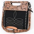 American Darling Large Genuine Leather Crossbody