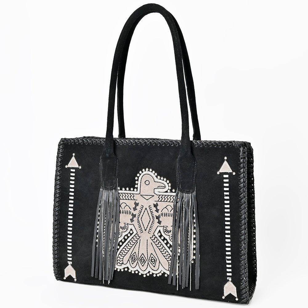 American Darling Tote Genuine Suede Leather