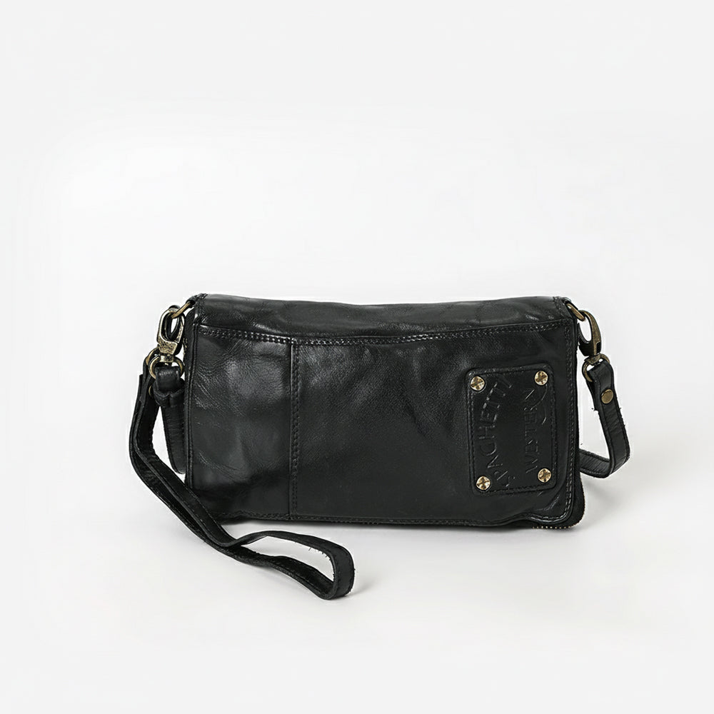 Spaghetti Western Organiser Genuine Leather Women Bag Handbag Purse