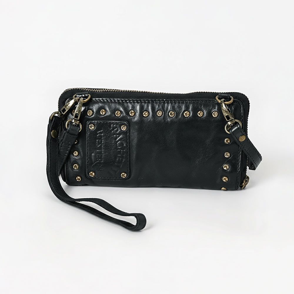 Spaghetti Western Wallet Genuine Leather Women Bag Handbag Purse