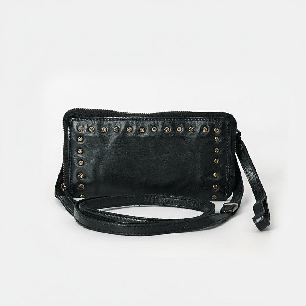 Spaghetti Western Wallet Genuine Leather Women Bag Handbag Purse