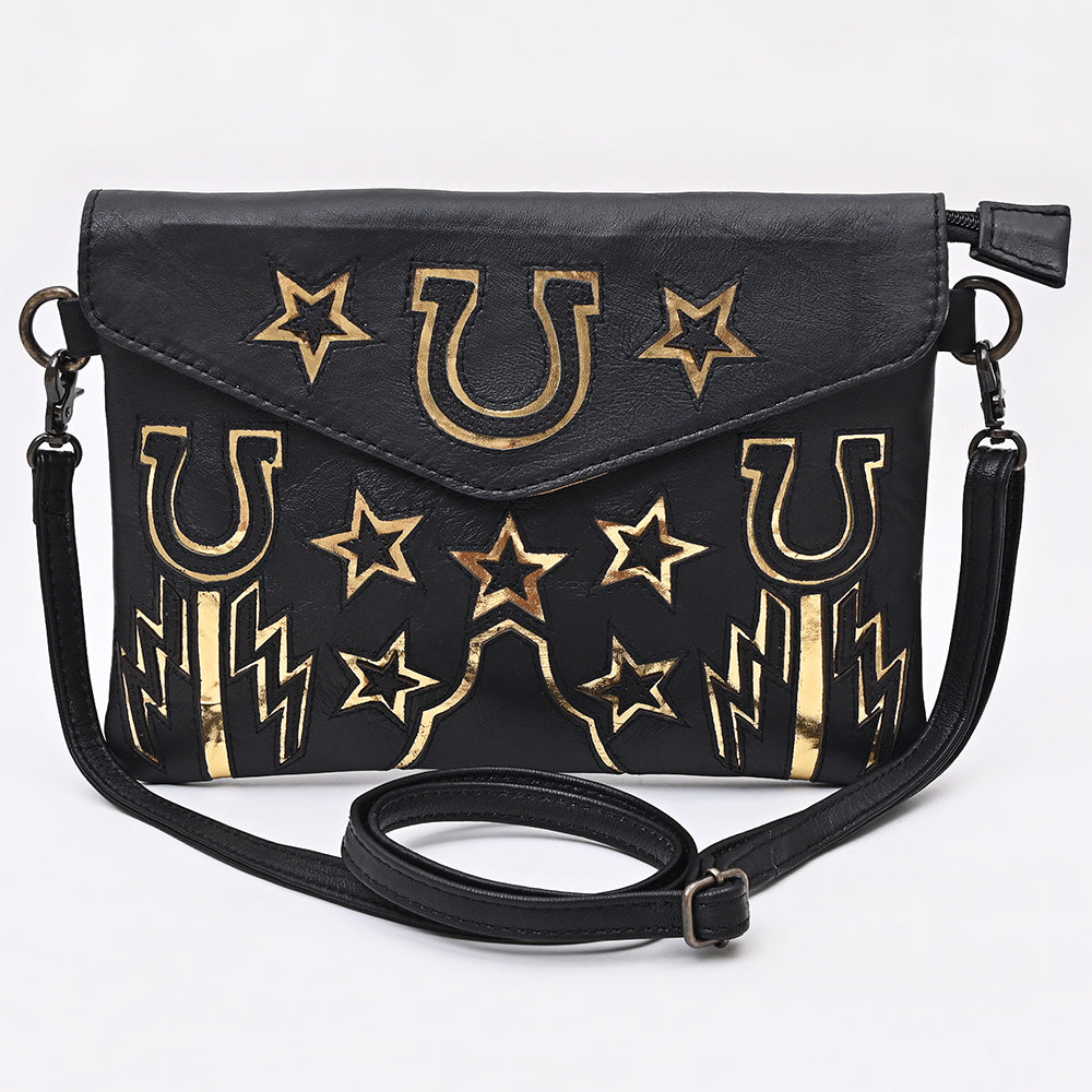 American Darling Envelope Beautifully full grain Genuine Leather women handbag
