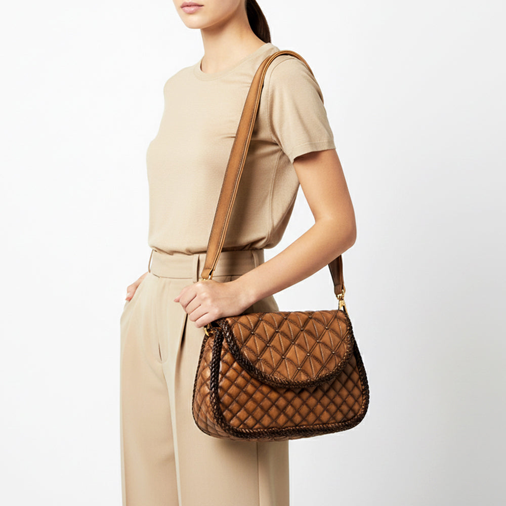American Darling Shoulder Genuine Leather Women Bag Western Handbag Purse
