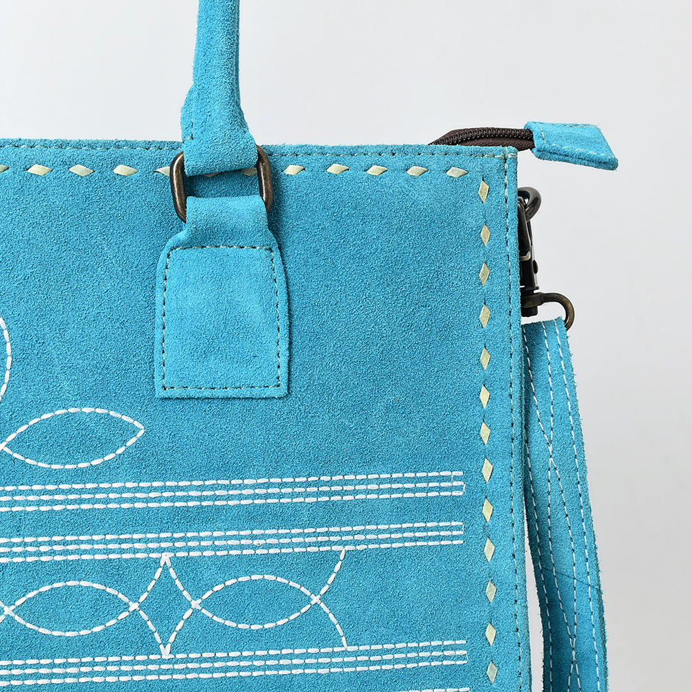 American Darling Tote Genuine Suede Leather