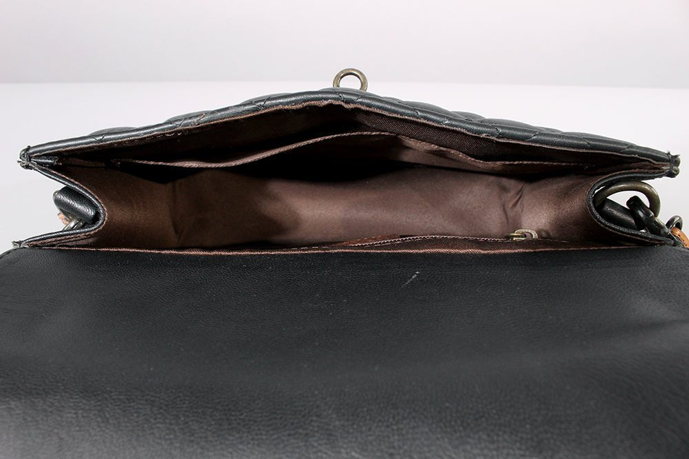 Hand Tooled Genuine Leather Western Style Crossbody Bag For Women
