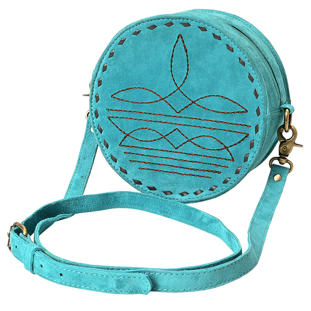 American Darling Canteen Genuine Suede Leather