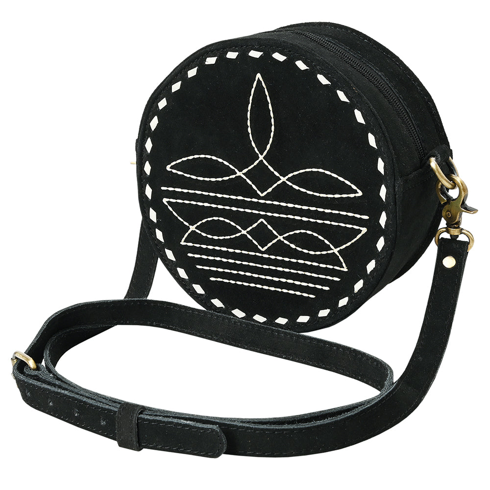 American Darling Canteen Genuine Suede Leather