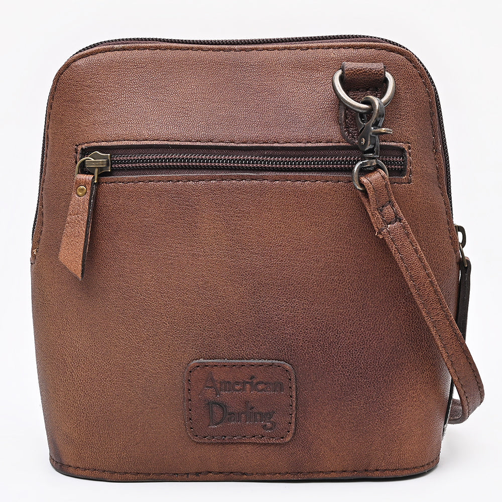 American Darling Massenger Beautifully Hair On Genuine Leather women handbag