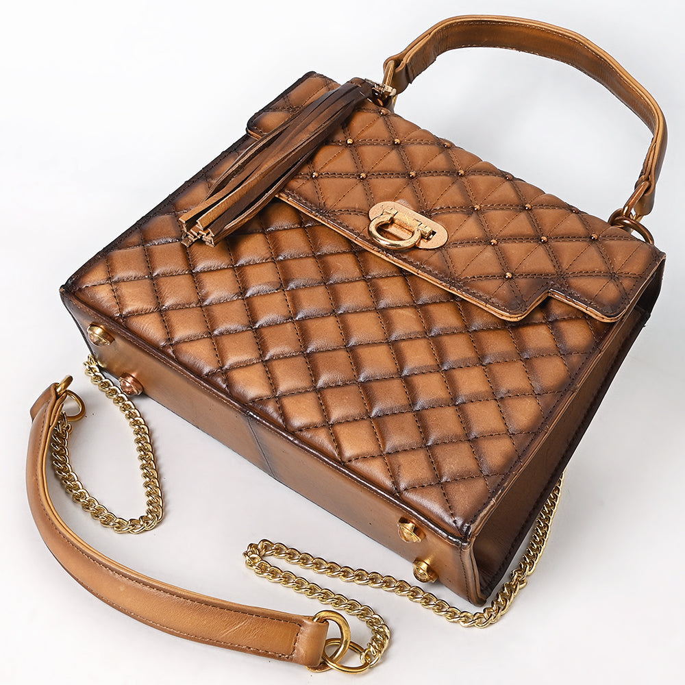 American Darling Messenger Genuine Leather Women Bag Western Handbag Purse