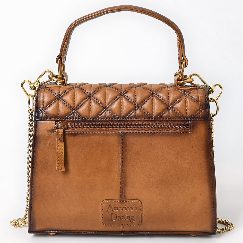 American Darling Messenger Genuine Leather Women Bag Western Handbag Purse