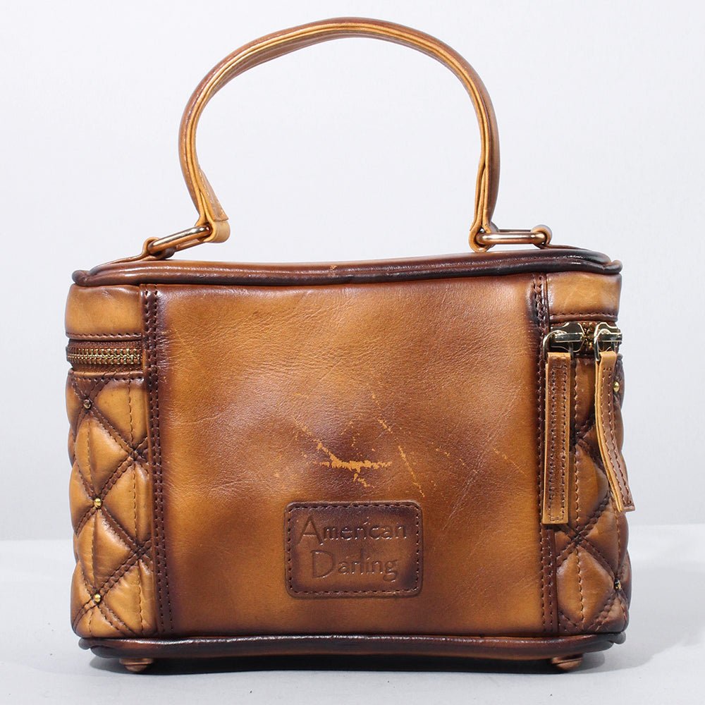 American Darling Jewelry Case Genuine Vintage Leather