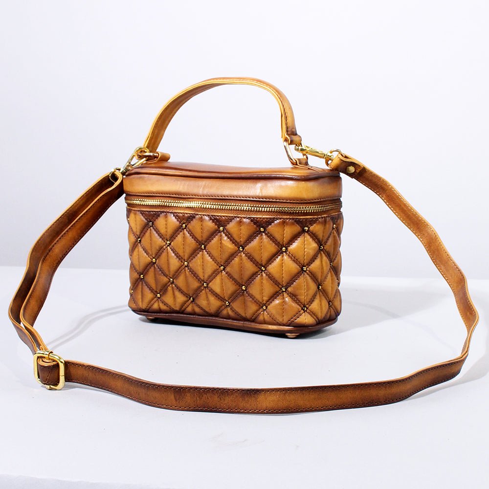 American Darling Jewelry Case Genuine Vintage Leather