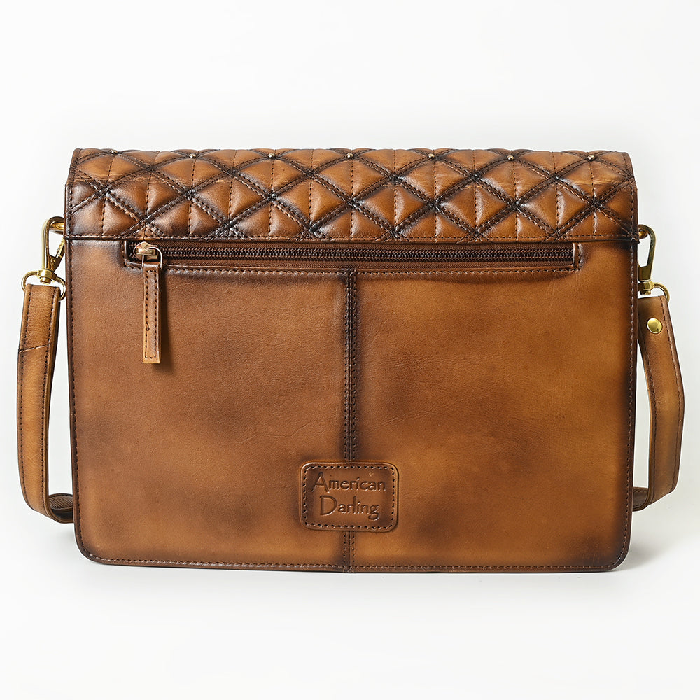 American Darling Envelope Bag Beautifully Quilted Genuine Leather women bag