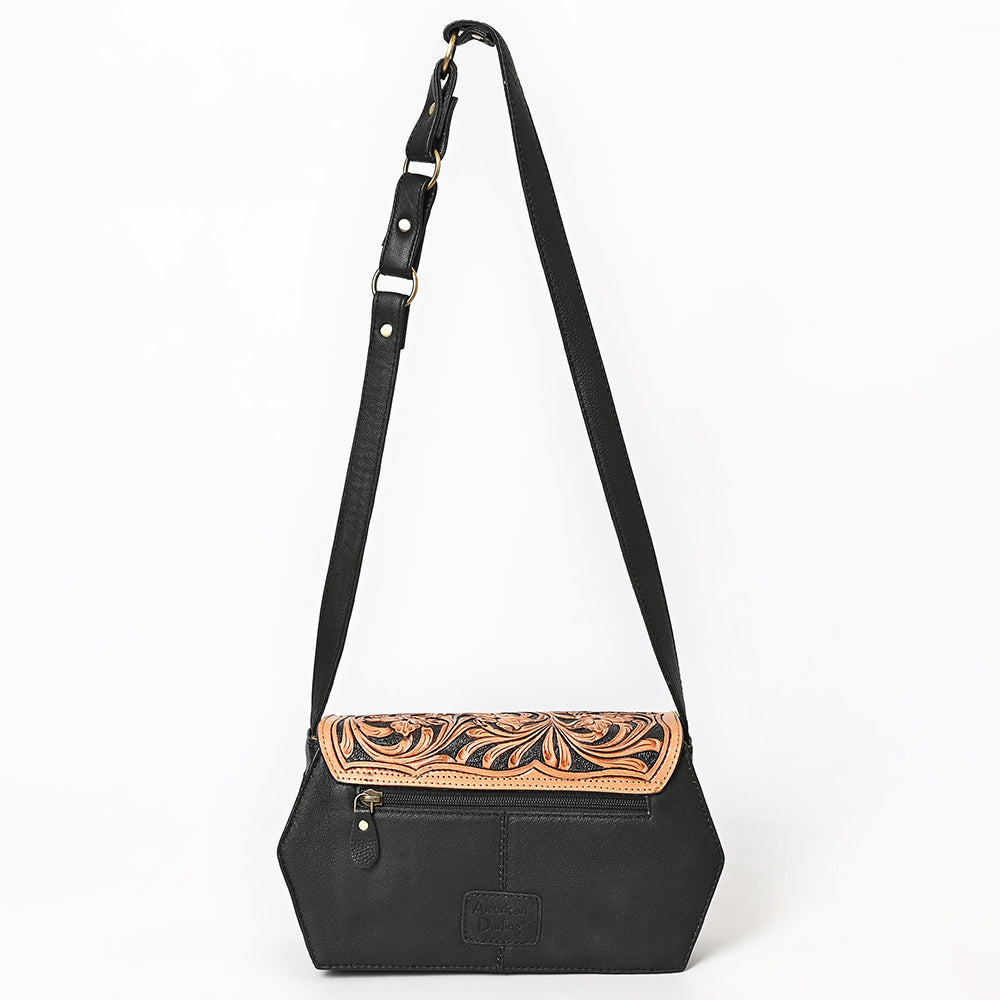 American Darling Small Crossbody Hand Tooled Genuine Leather