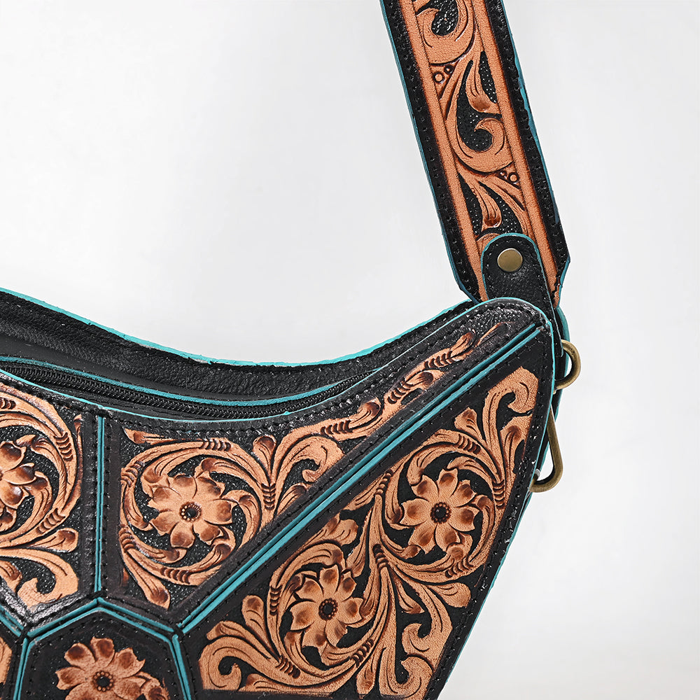 American Darling Shoulder Hand Tooled Genuine Leather