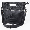 American Darling Women's Clutch Bag Western Hand Tooled Genuine Leather Handbag