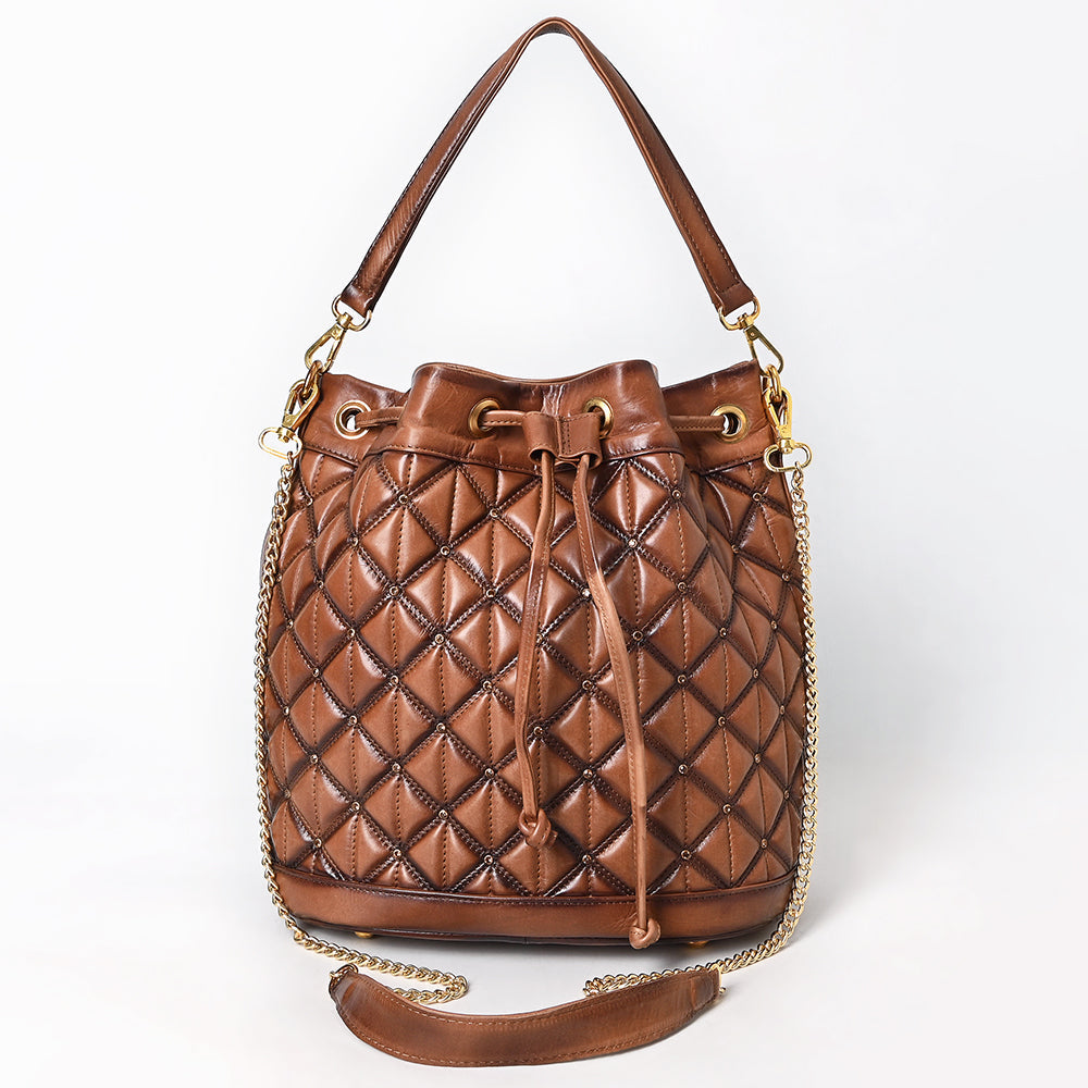 American Darling Bucket Chain Strap Genuine Leather