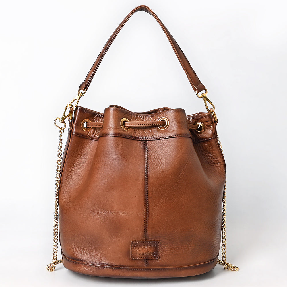 American Darling Bucket Chain Strap Genuine Leather
