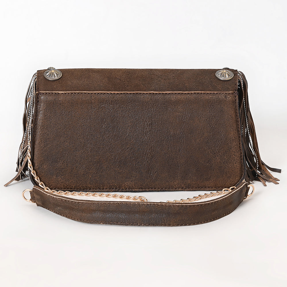American Darling Crossbody Hand Tooled Genuine Leather