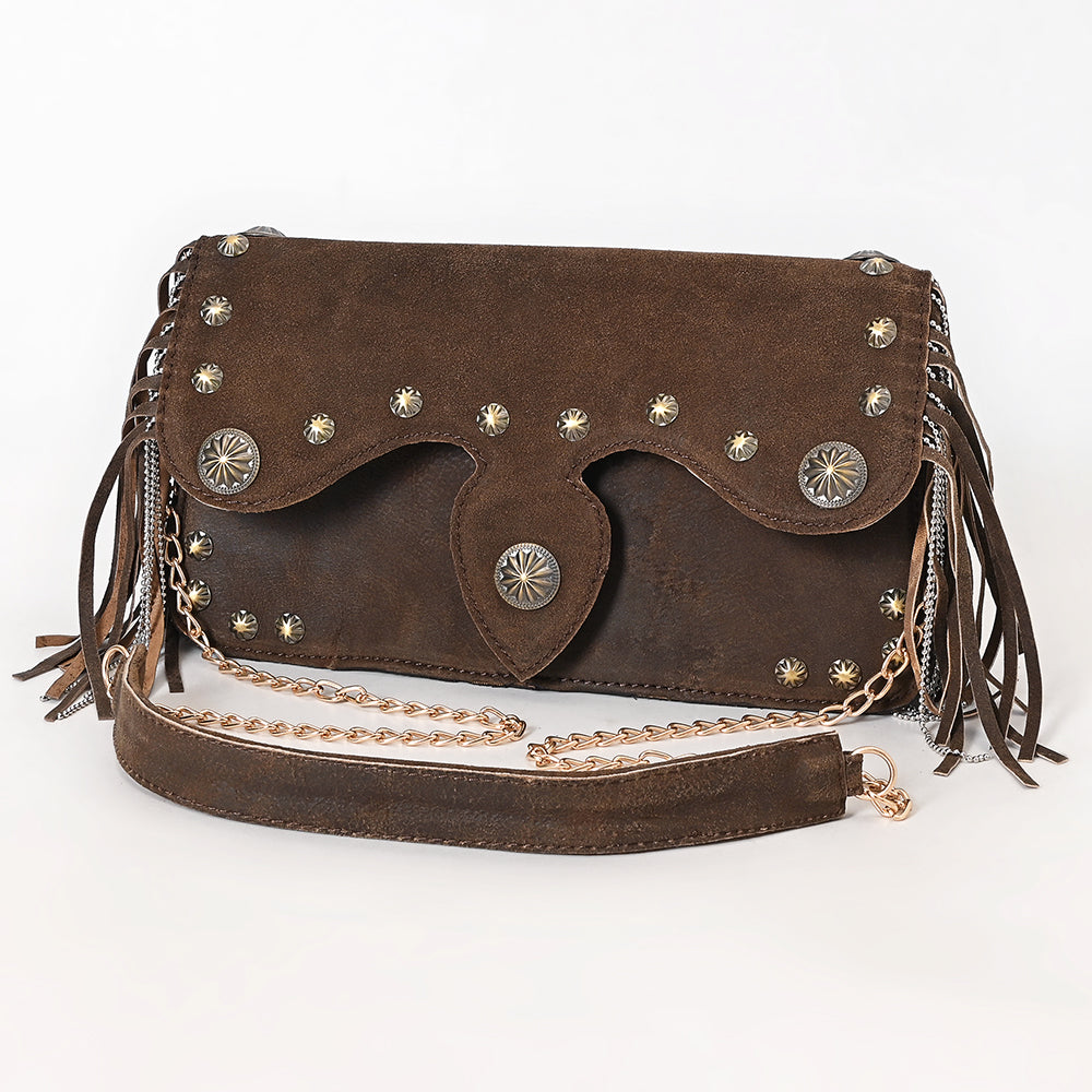 American Darling Crossbody Hand Tooled Genuine Leather