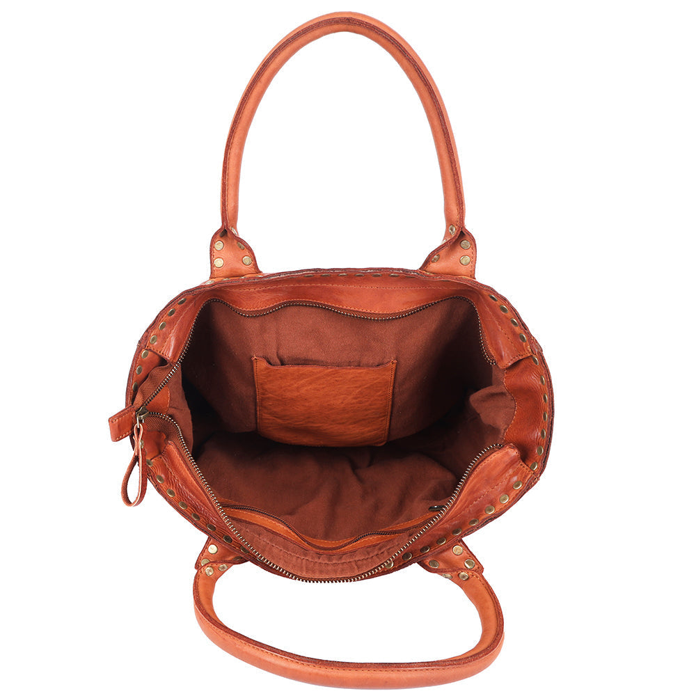 Spaghetti Western Tote Genuine Leather