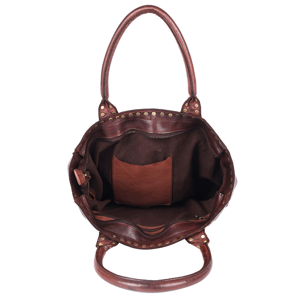Spaghetti Western Tote Genuine Leather