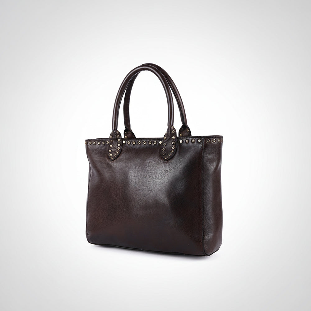 Spaghetti Western Tote Genuine Leather women bag handbag purse