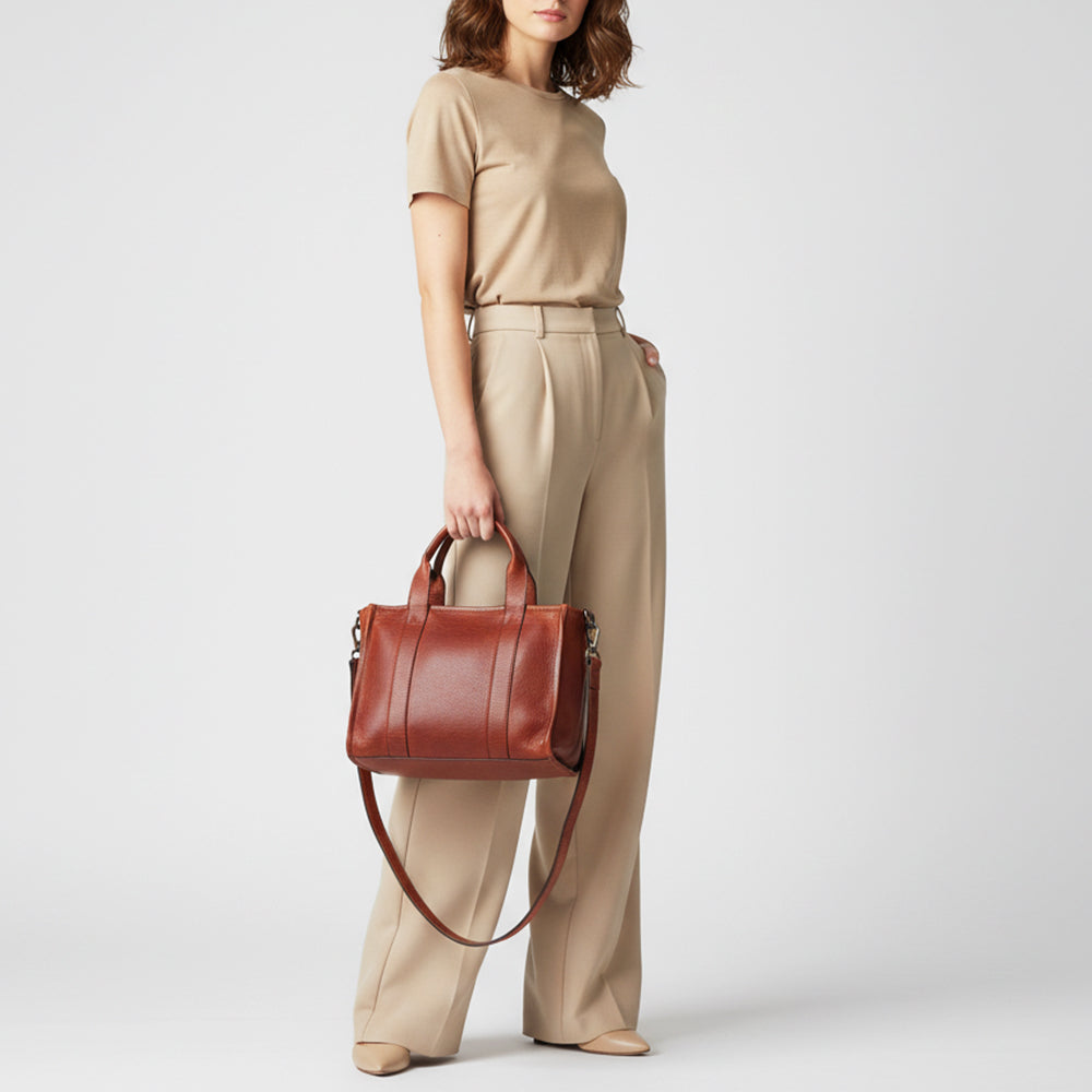 Spaghetti Western Tote Genuine Leather women bag handbag purse